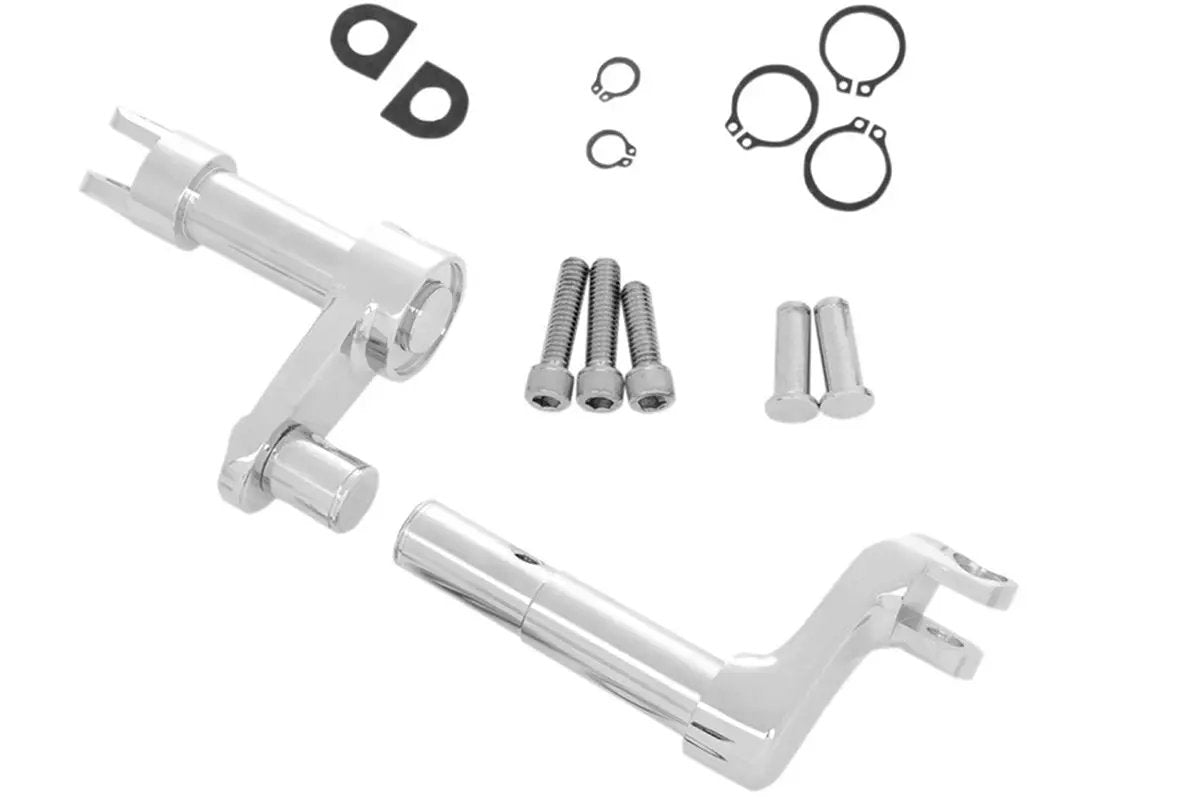 Wyatt Gatling Chrome Extended Forward Control Conversion Kit for Harley Davidson XL (Part No. 77531) by Wyatt Gatling