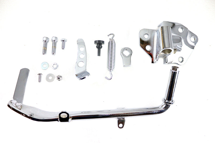 V-Twin 27-1007 Chrome Jiffy Kickstand Kit for Harley-Davidson FLT