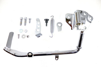 V-Twin 27-1007 Chrome Jiffy Kickstand Kit for Harley-Davidson FLT