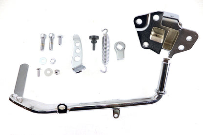 V-Twin 27-1007 Chrome Jiffy Kickstand Kit for Harley-Davidson FLT