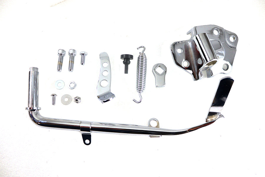 V-Twin 27-1007 Chrome Jiffy Kickstand Kit for Harley-Davidson FLT