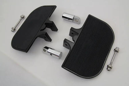 Wyatt Gatling Passenger Mini Footboard Set Black with Mounting Hardware - Part 70053AB by Wyatt Gatling