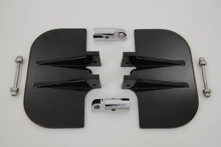 Wyatt Gatling Passenger Mini Footboard Set Black with Mounting Hardware - Part 70053AB by Wyatt Gatling