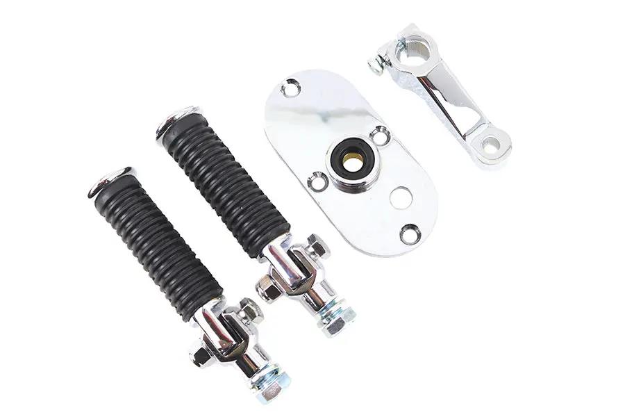 V-Twin FX Mid-Footpeg Set Chrome for Harley Davidson FX Models 1974-1983 by V-Twin
