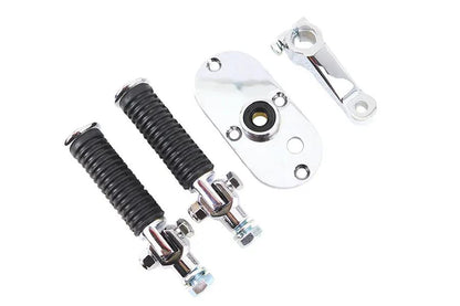 V-Twin FX Mid-Footpeg Set Chrome for Harley Davidson FX Models 1974-1983 by V-Twin