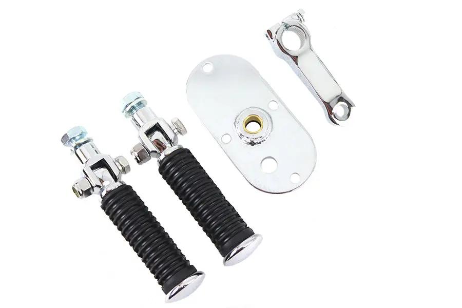 V-Twin FX Mid-Footpeg Set Chrome for Harley Davidson FX Models 1974-1983 by V-Twin