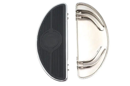 V-Twin Driver Footboard Set Chrome - 27-1028 by V-Twin