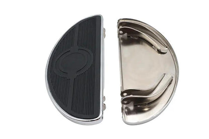 V-Twin Driver Footboard Set Chrome - 27-1028 by V-Twin