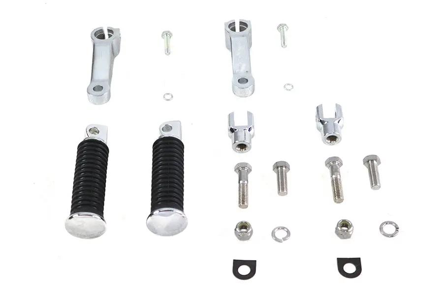 V-Twin FX Footpeg Mount Kit Chrome for Harley Davidson FX Models (1973-1982) by V-Twin