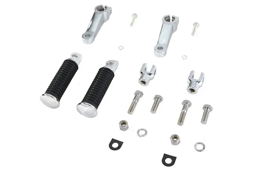 V-Twin FX Footpeg Mount Kit Chrome for Harley Davidson FX Models (1973-1982) by V-Twin