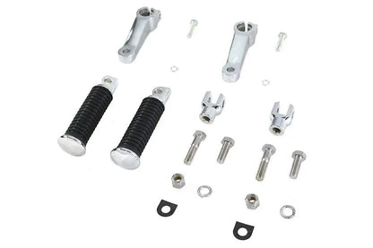 V-Twin FX Footpeg Mount Kit Chrome for Harley Davidson FX Models (1973-1982) by V-Twin