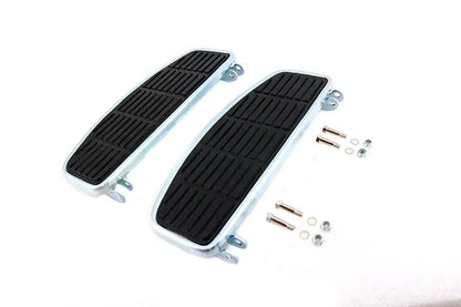 V-Twin 'D' Driver Footboard Set Zinc for Harley Davidson FL 1940-1949 by V-Twin