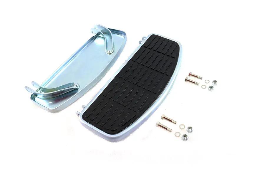 V-Twin 'D' Driver Footboard Set Zinc for Harley Davidson FL 1940-1949 by V-Twin