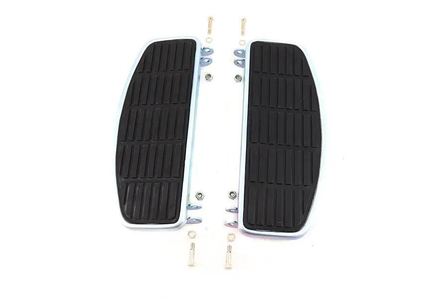 V-Twin 'D' Driver Footboard Set Zinc for Harley Davidson FL 1940-1949 by V-Twin