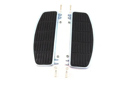 V-Twin 'D' Driver Footboard Set Zinc for Harley Davidson FL 1940-1949 by V-Twin