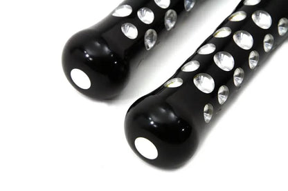 Wyatt Gatling Black Contour Agostinni Footpeg Set - Pair for Harley Softail Models by Wyatt Gatling