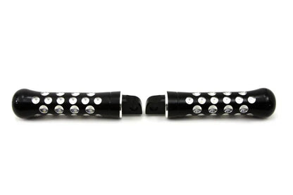 Wyatt Gatling Black Contour Agostinni Footpeg Set - Pair for Harley Softail Models by Wyatt Gatling