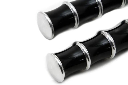 Wyatt Gatling Black Tribal Style Footpeg Set - Pair for Harley Softail Models by Wyatt Gatling