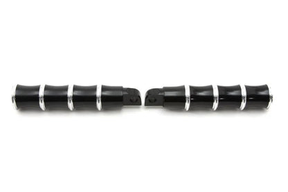 Wyatt Gatling Black Tribal Style Footpeg Set - Pair for Harley Softail Models by Wyatt Gatling