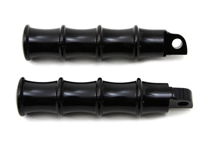 Wyatt Gatling Black Tribal Style Footpeg Set for Harley Davidson FXST (1986-1995) by Wyatt Gatling