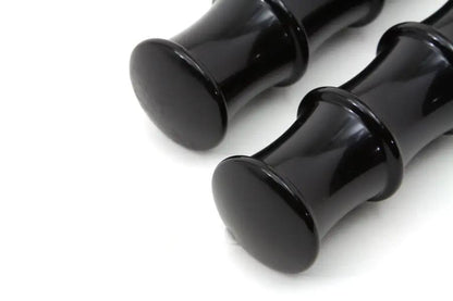 Wyatt Gatling Black Tribal Style Footpeg Set for Harley Davidson FXST (1986-1995) by Wyatt Gatling