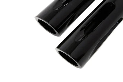 Wyatt Gatling 9009 Black Milled Style Slasher Footpeg Set for Harley-Davidson Softail by Wyatt Gatling
