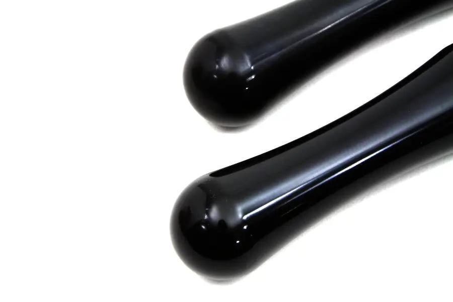 Wyatt Gatling 5070 Black Contour End Footpeg Set for Harley-Davidson Softail Models by Wyatt Gatling