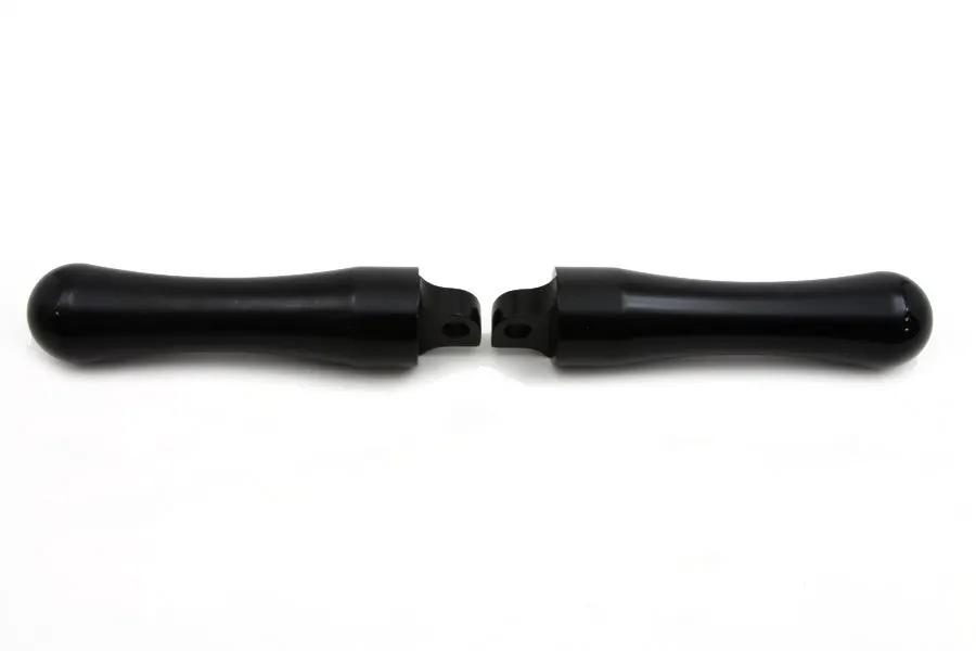 Wyatt Gatling 5070 Black Contour End Footpeg Set for Harley-Davidson Softail Models by Wyatt Gatling