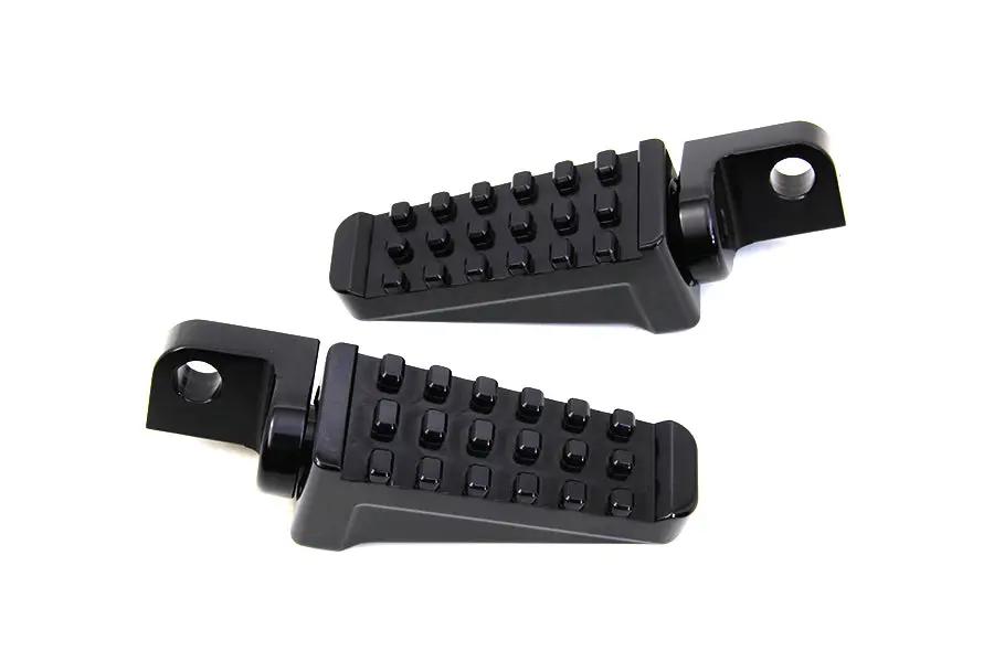 Wyatt Gatling Part 78236B Black Racer Style Footpeg Set with Adjustable Mounting Block by Wyatt Gatling
