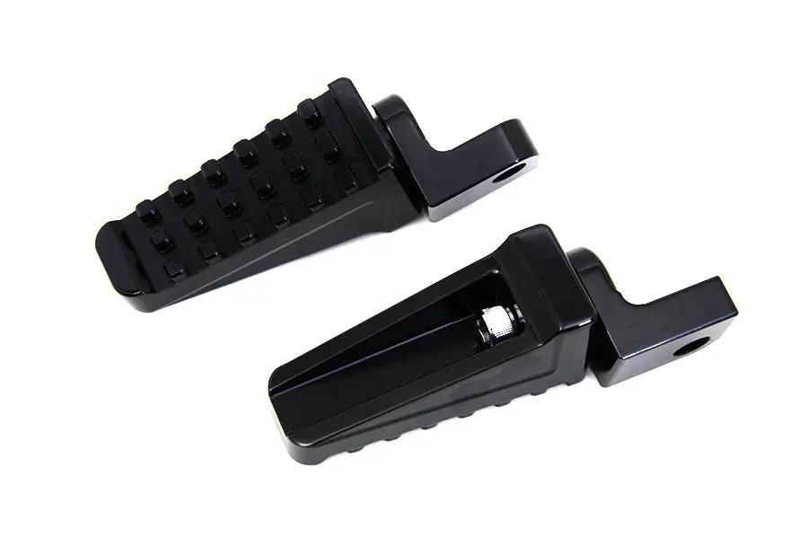 Wyatt Gatling Part 78236B Black Racer Style Footpeg Set with Adjustable Mounting Block by Wyatt Gatling