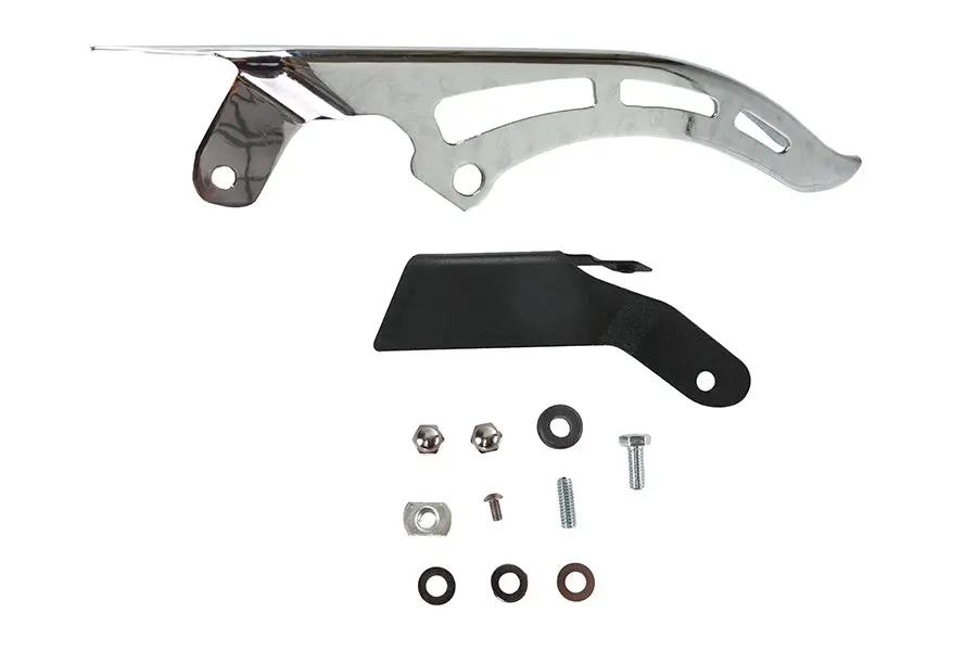 V-Twin Chrome Rear Upper Belt Guard for Harley Davidson FXSTD by V-Twin