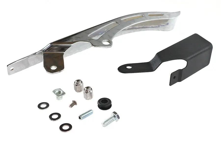 V-Twin Chrome Rear Upper Belt Guard for Harley Davidson FXSTD by V-Twin
