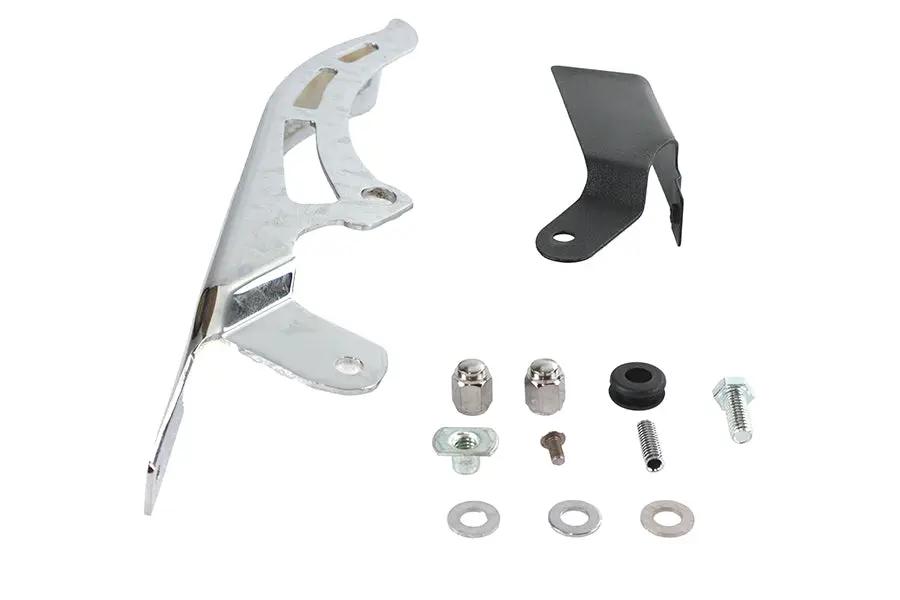 V-Twin Chrome Rear Upper Belt Guard for Harley Davidson FXSTD by V-Twin