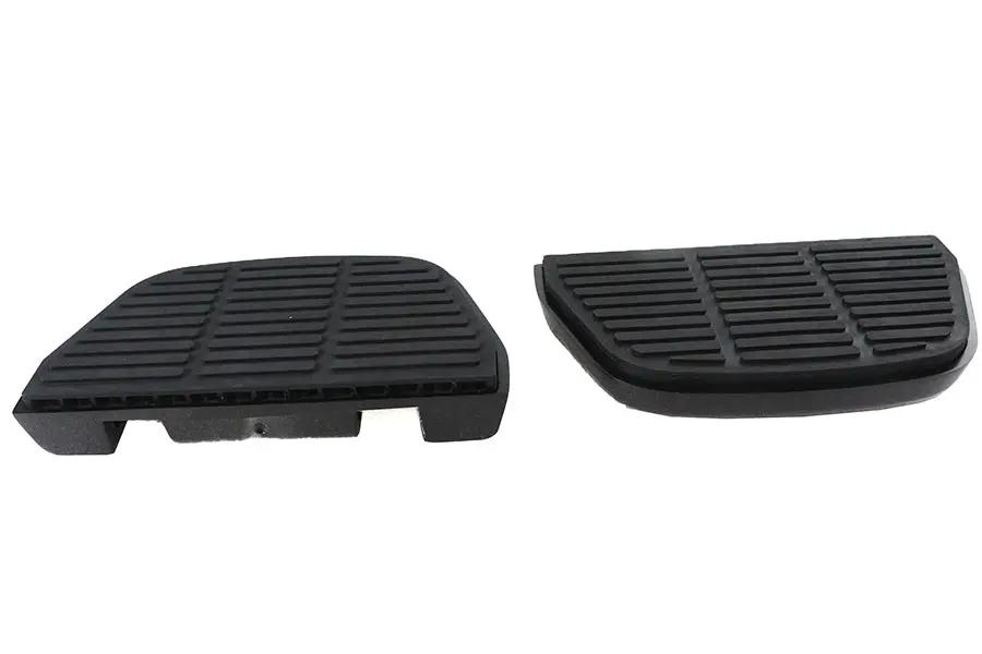 Wyatt Gatling Black Block Rear Passenger Footboard Kit for Harley Davidson FLT by Wyatt Gatling