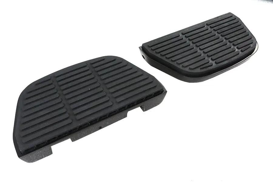 Wyatt Gatling Black Block Rear Passenger Footboard Kit for Harley Davidson FLT by Wyatt Gatling