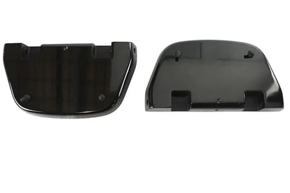 Wyatt Gatling Black Block Rear Passenger Footboard Kit for Harley Davidson FLT by Wyatt Gatling