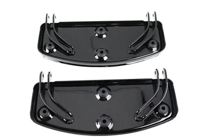 V-Twin 'D' Driver Footboard Set Black for Harley Davidson FL 1940-1949 by V-Twin