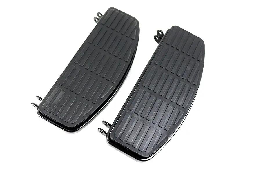 V-Twin 'D' Driver Footboard Set Black for Harley Davidson FL 1940-1949 by V-Twin
