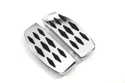 Wyatt Gatling Driver Footboard Set with Diamond Design for Harley Davidson FL (1940-1949) by Wyatt Gatling