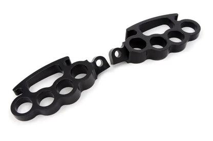 Wyatt Gatling Black Knuckle Footpeg Set - Part Number 77099B by Wyatt Gatling