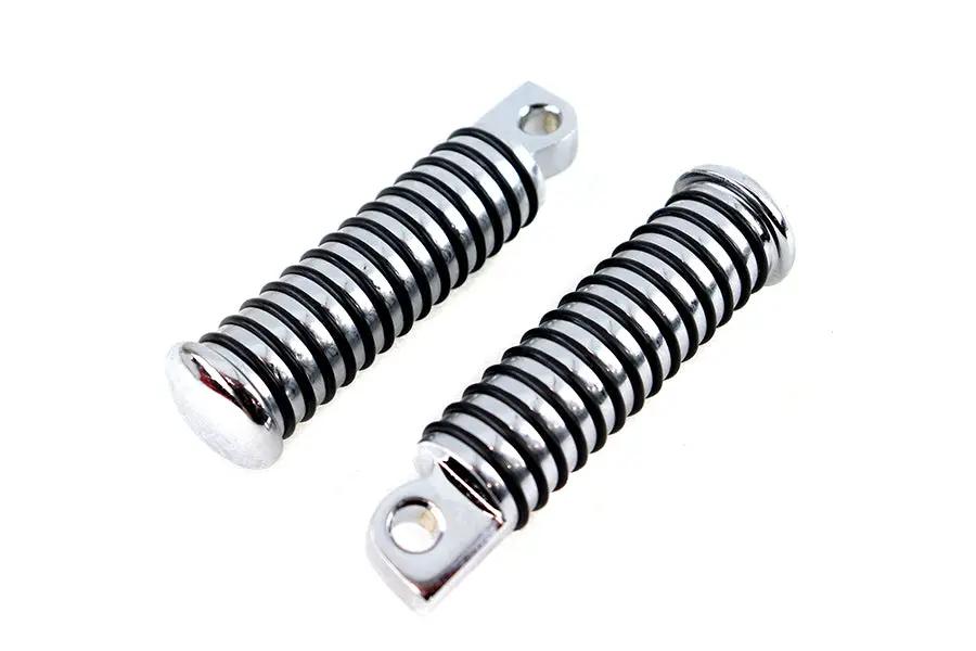 Wyatt Gatling O-Ring Style Footpeg Set Chrome - Part #16211B by Wyatt Gatling