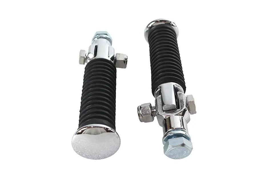 V-Twin Rubber Style Passenger Footpeg Set for Harley-Davidson Softail Models (Part No. 02841) by V-Twin