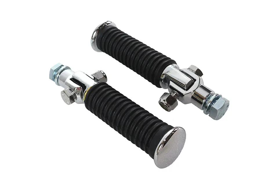 V-Twin Rubber Style Passenger Footpeg Set for Harley-Davidson Softail Models (Part No. 02841) by V-Twin