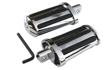 V-Twin Railer Style Footpeg Set with Adjustable Angle for Motorcycles by V-Twin