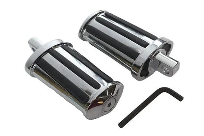 V-Twin Railer Style Footpeg Set with Adjustable Angle for Motorcycles by V-Twin