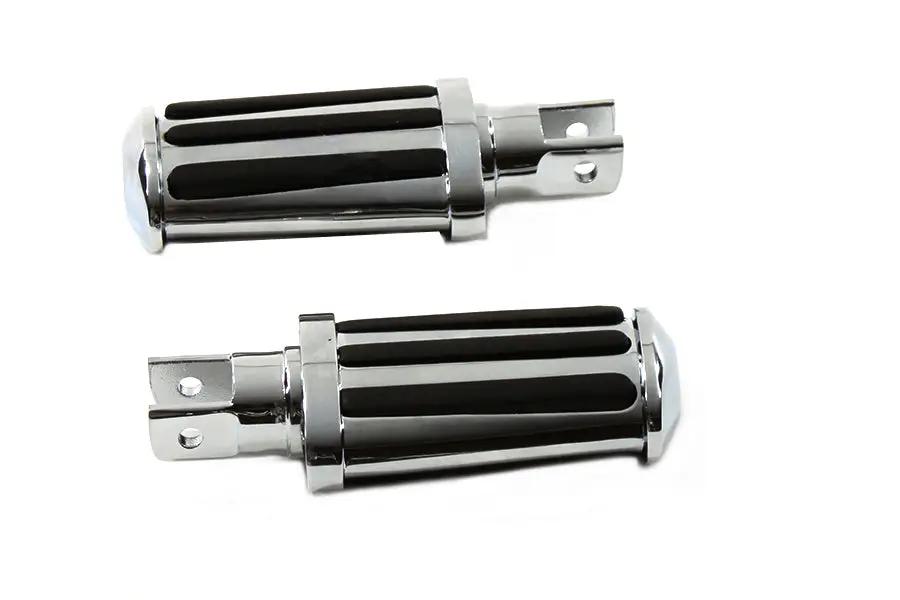 V-Twin Highway Bar Railing Style Footpeg Set with Adjustable Angle - Pair by V-Twin