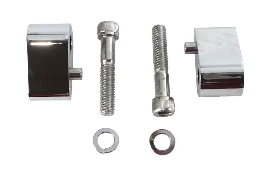 V-Twin Passenger Footboard Extension Spacer Chrome for Harley Davidson FLT Models by V-Twin