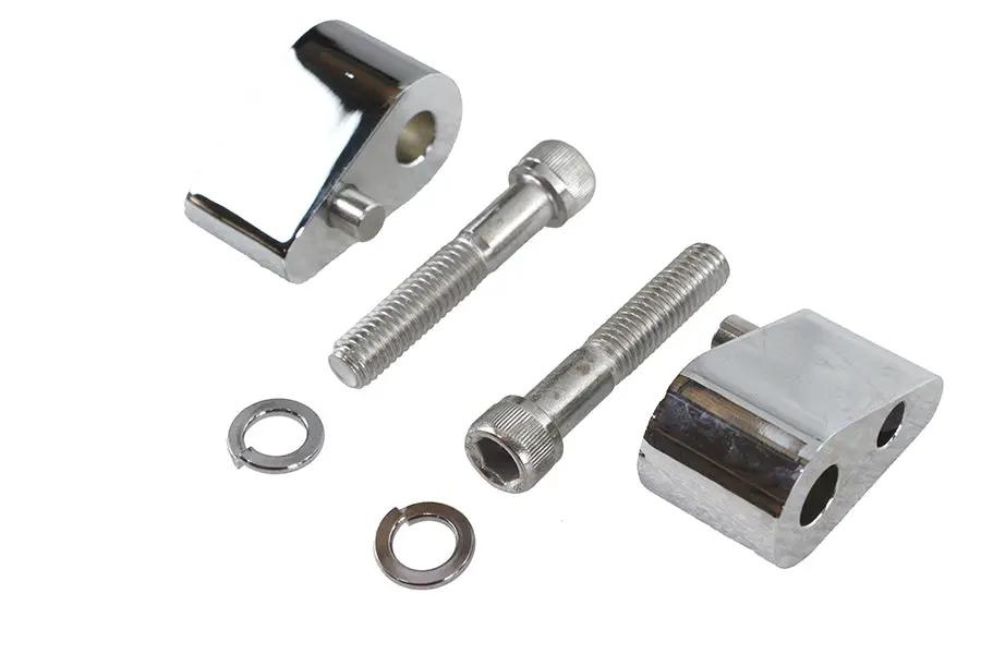 V-Twin Passenger Footboard Extension Spacer Chrome for Harley Davidson FLT Models by V-Twin