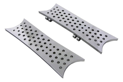 Wyatt Gatling Part 8846 Driver Chrome Shooter Footboard Set for Harley Davidson FLST by Wyatt Gatling