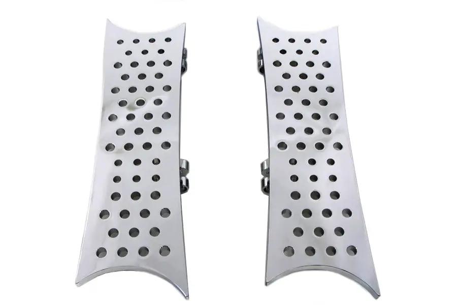Wyatt Gatling Part 8846 Driver Chrome Shooter Footboard Set for Harley Davidson FLST by Wyatt Gatling